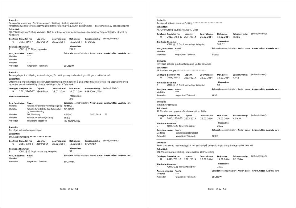 2014 Retningslinjer for utlysing av forsknings-, formidlings- og undervisningsstillinger - rektorvedtak tforme og implementere en rekrutteringsstrategi med hensikt å øke antall tilsatte i første- og