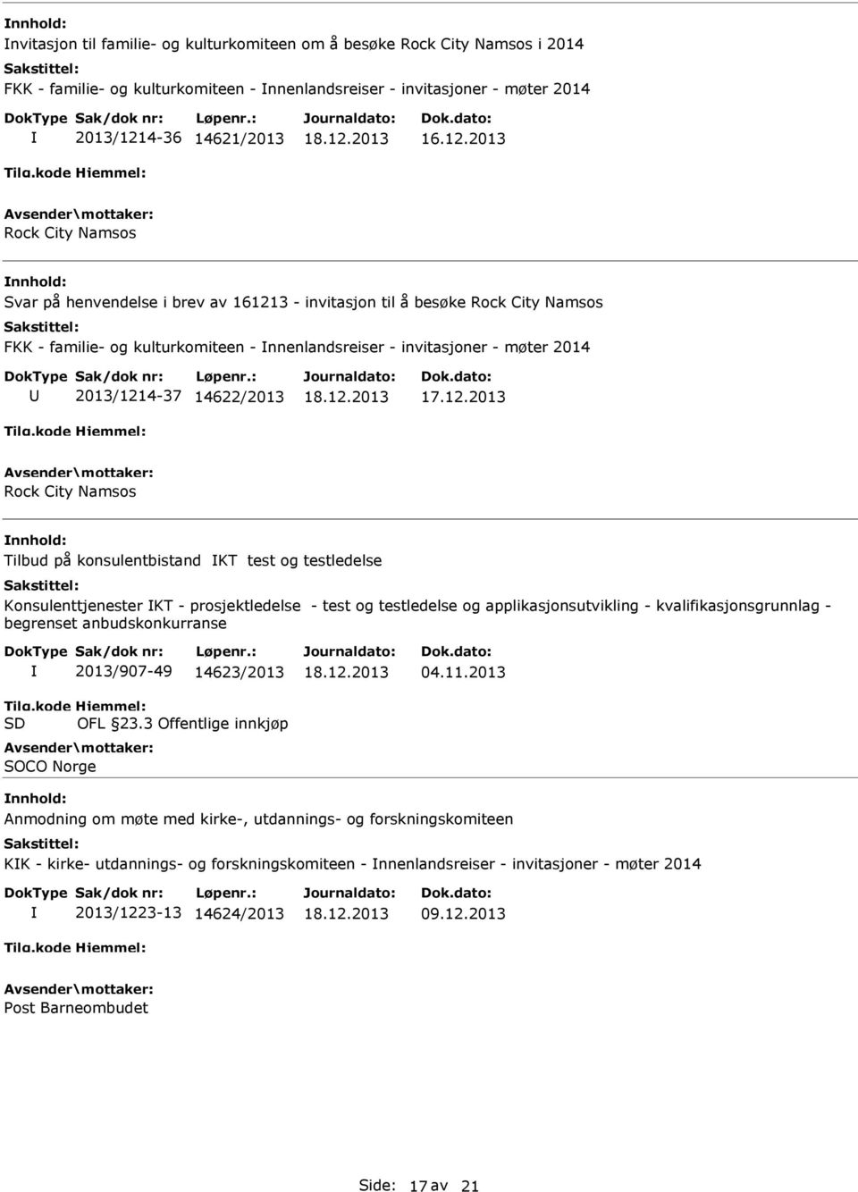 Tilbud på konsulentbistand KT test og testledelse Konsulenttjenester KT - prosjektledelse - test og testledelse og applikasjonsutvikling - kvalifikasjonsgrunnlag - begrenset anbudskonkurranse