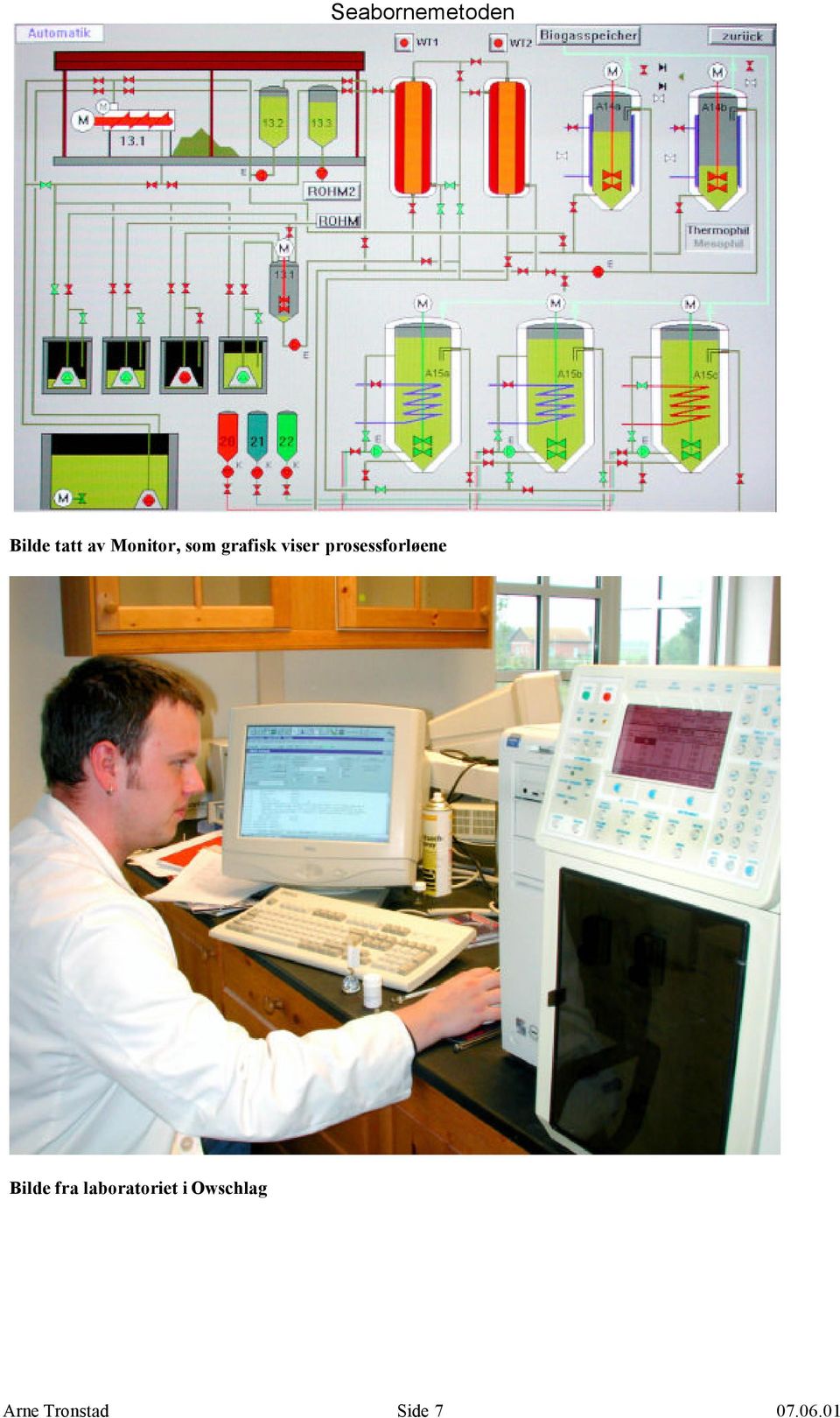 Bilde fra laboratoriet i