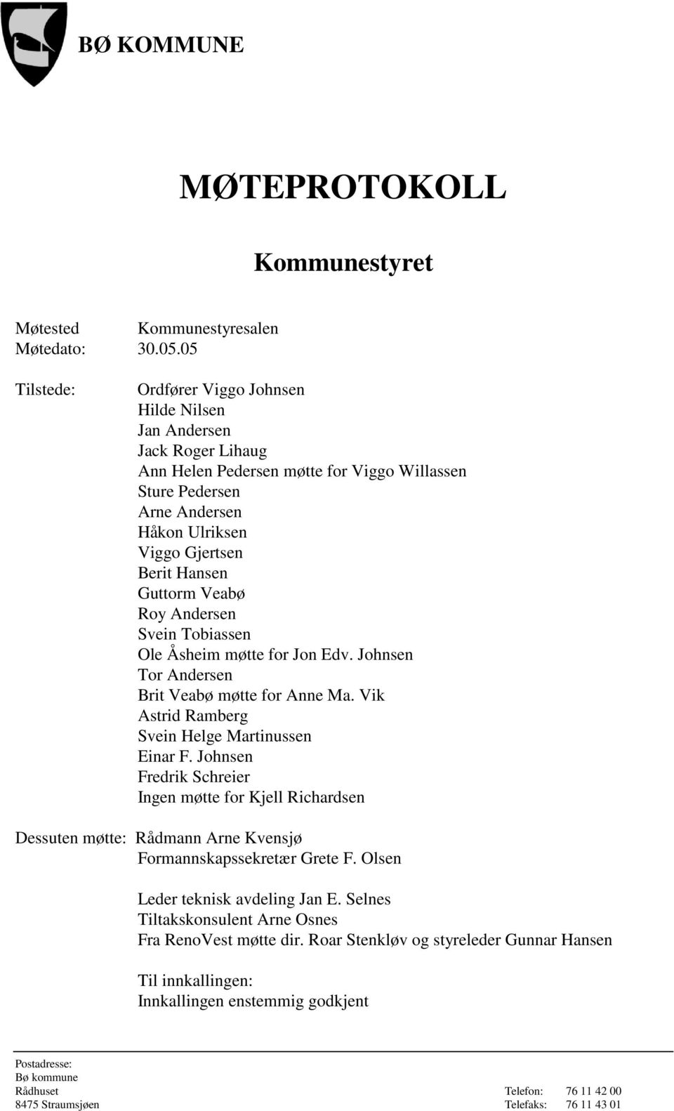 Berit Hansen Guttorm Veabø Roy Andersen Svein Tobiassen Ole Åsheim møtte for Jon Edv. Johnsen Tor Andersen Brit Veabø møtte for Anne Ma. Vik Astrid Ramberg Svein Helge Martinussen Einar F.