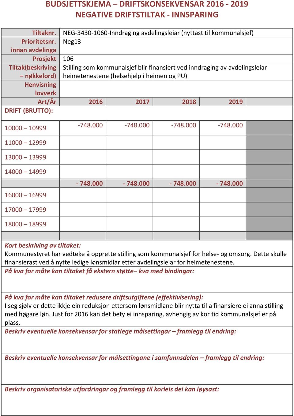 000-748.000-748.000-748.000-748.000-748.000-748.000 Kommunestyret har vedteke å opprette stilling som kommunalsjef for helse- og omsorg.