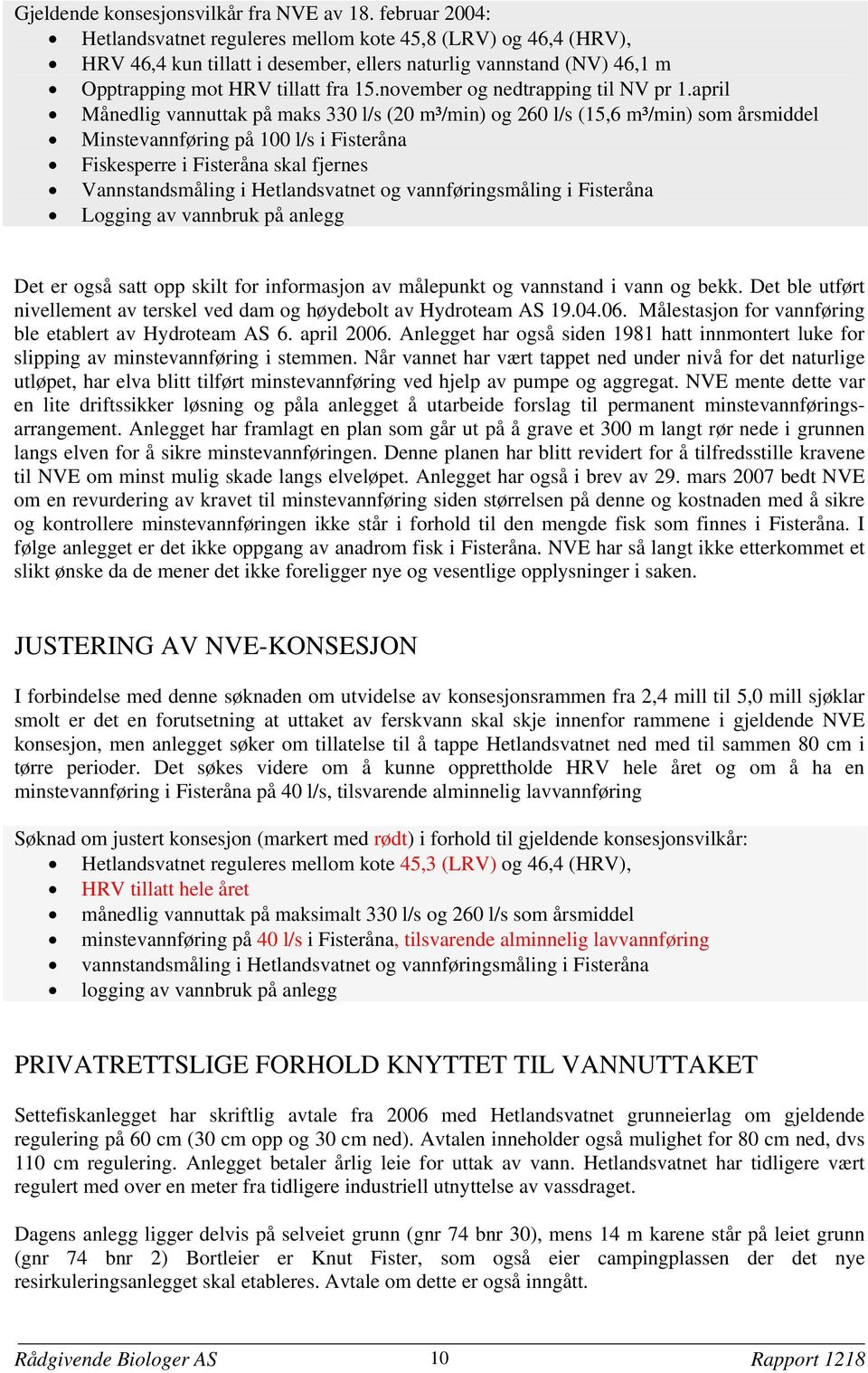 november og nedtrapping til NV pr 1.