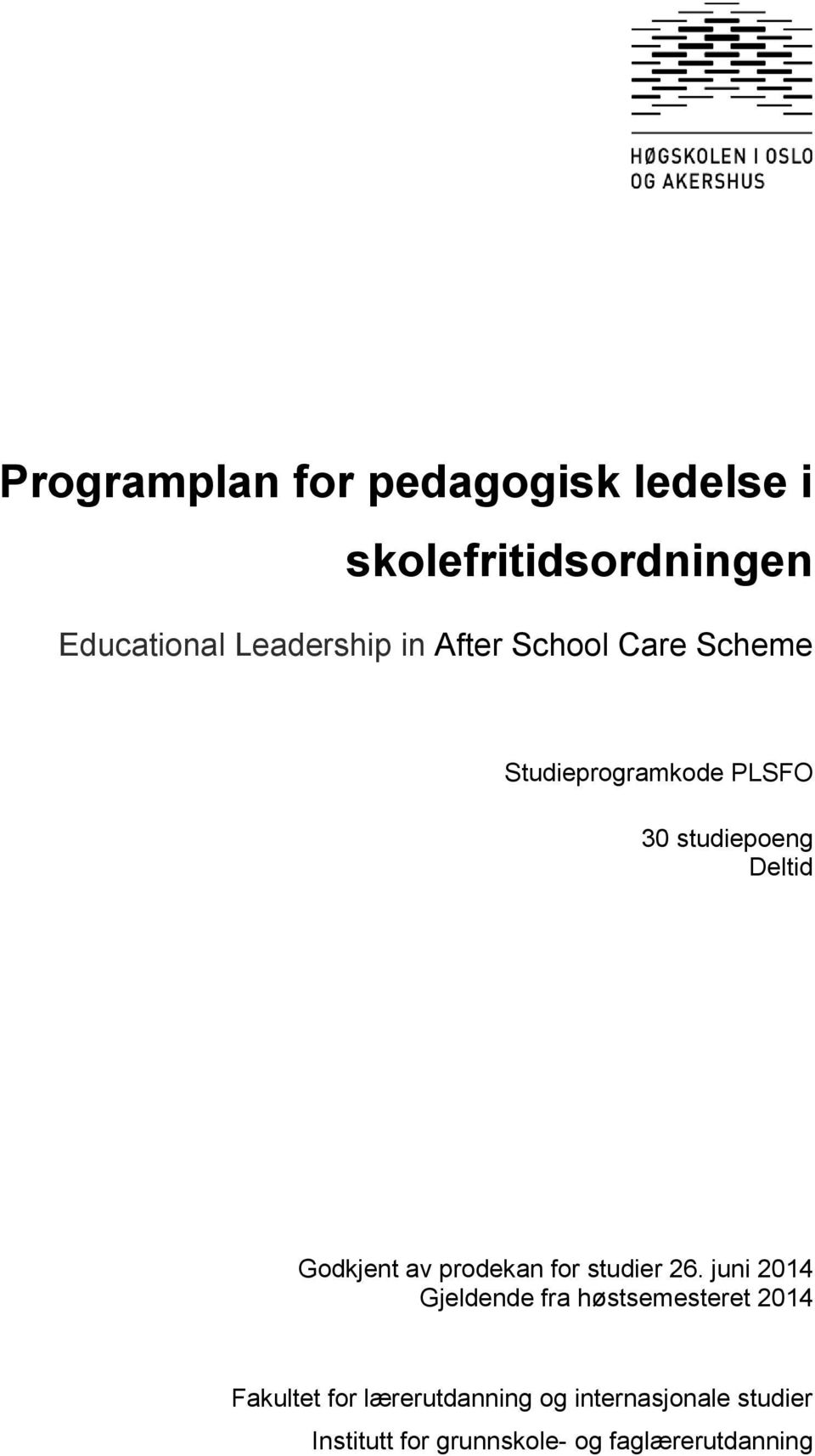 prodekan for studier 26.