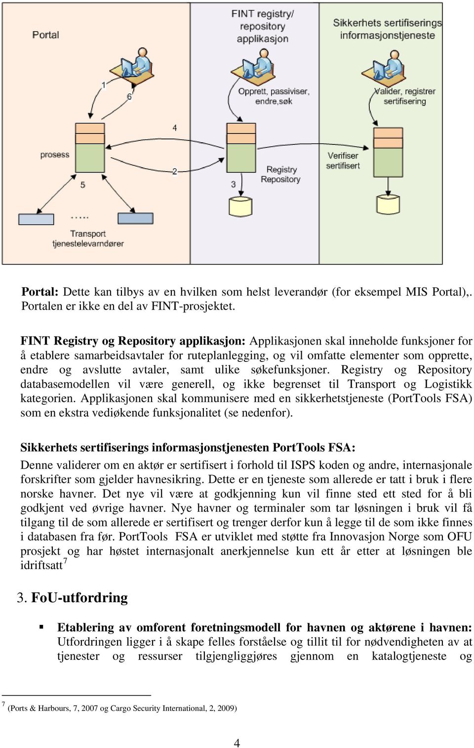 avtaler, samt ulike søkefunksjoner. Registry og Repository databasemodellen vil være generell, og ikke begrenset til Transport og Logistikk kategorien.