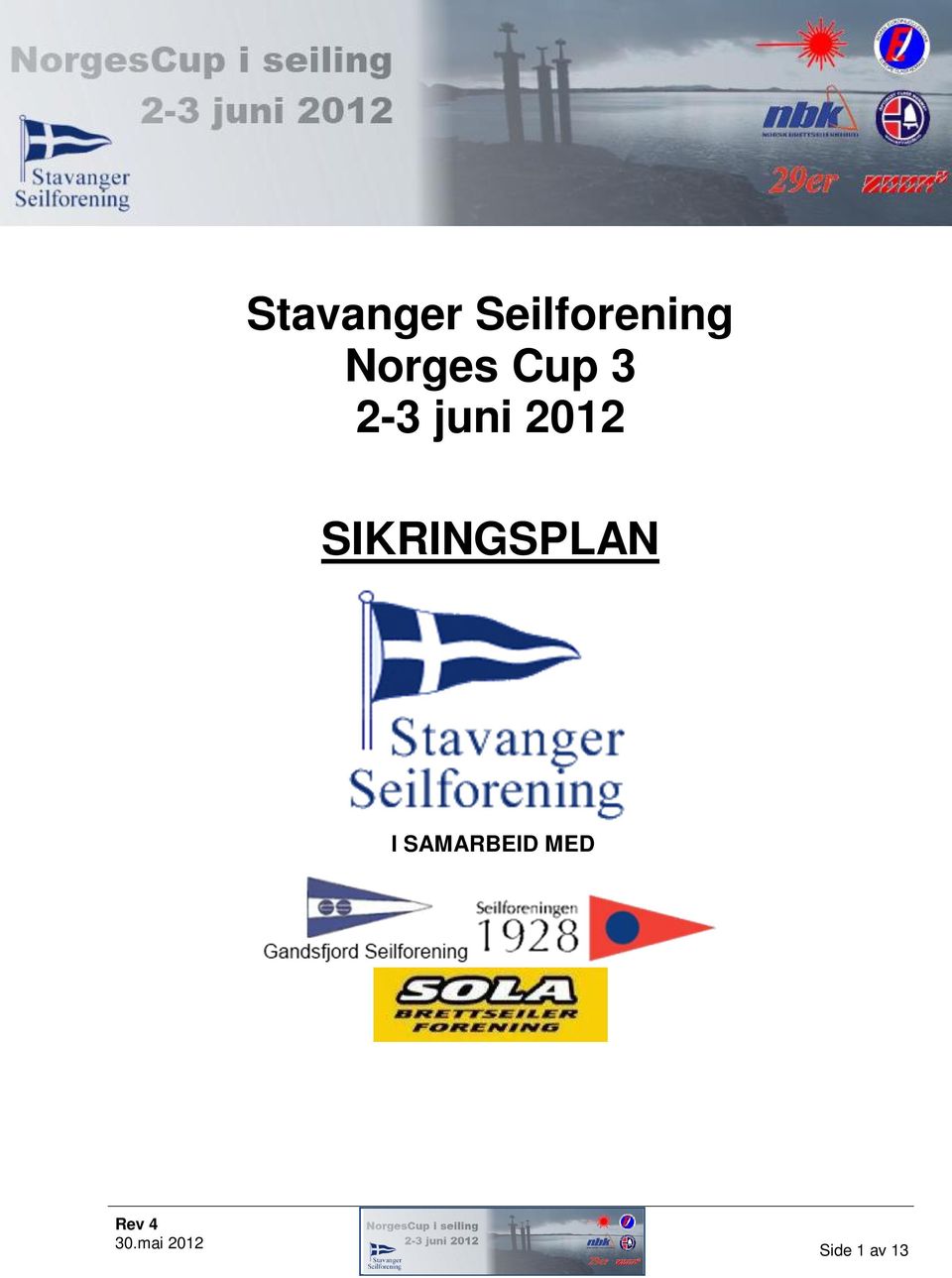 2012 SIKRINGSPLAN I