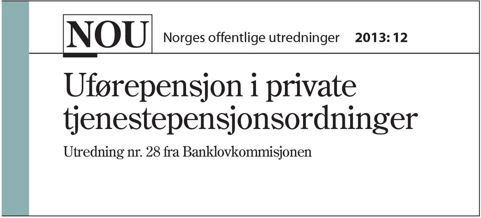 Uførepensjon i private