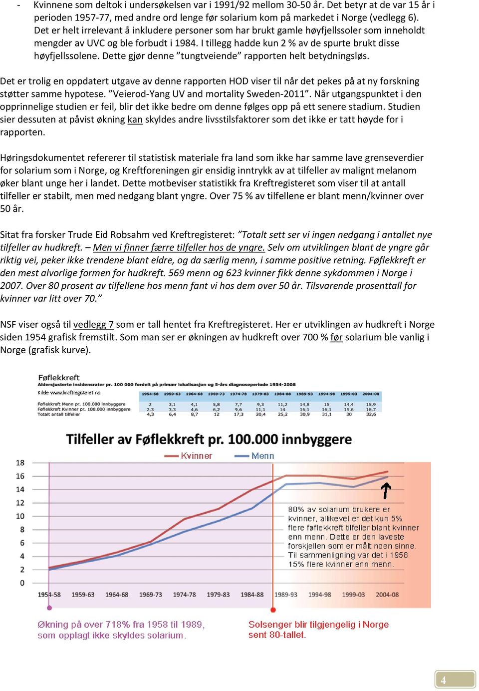 Dette gjør denne tungtveiende rapporten helt betydningsløs. Det er trolig en oppdatert utgave av denne rapporten HOD viser til når det pekes på at ny forskning støtter samme hypotese.