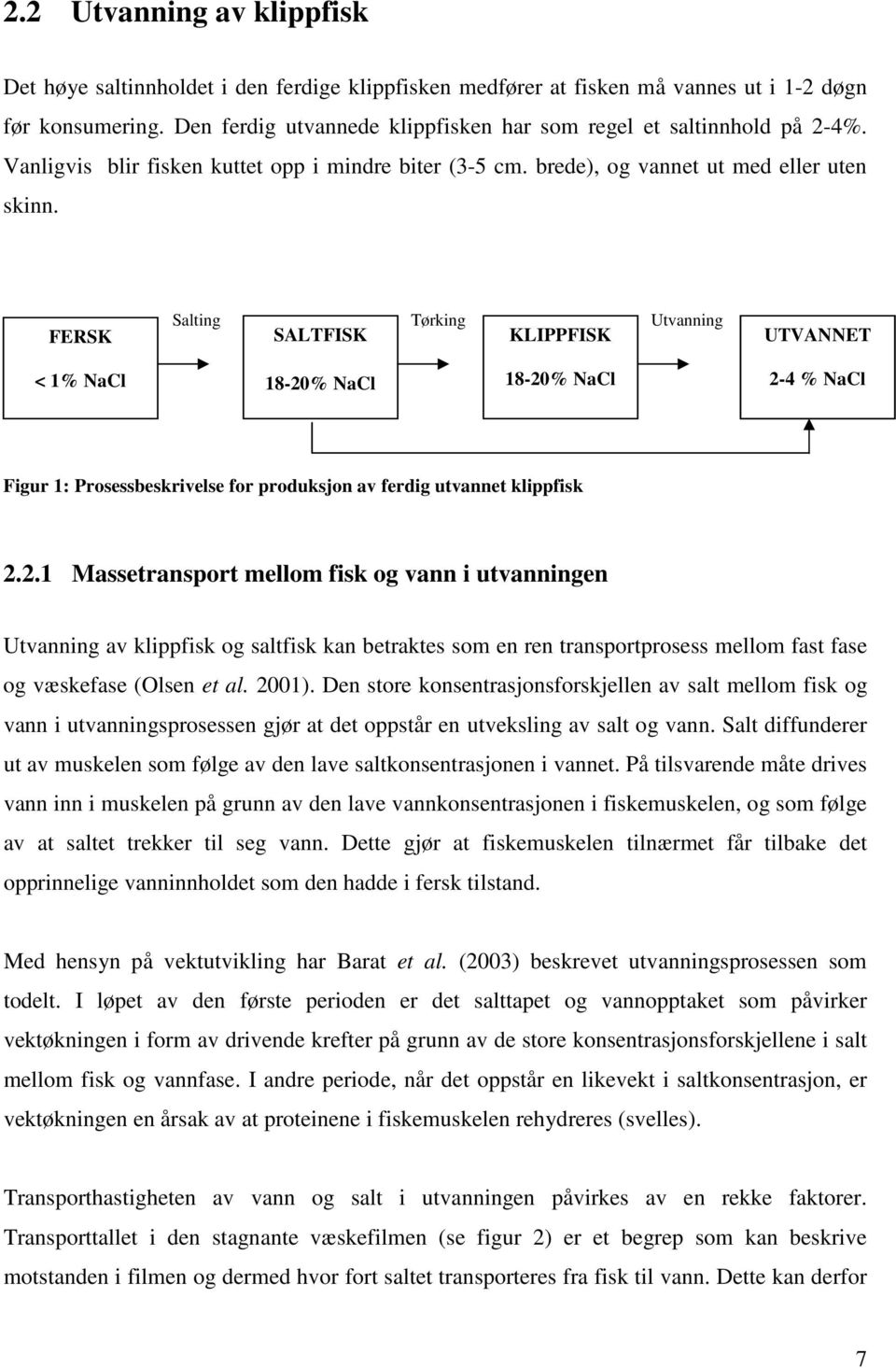 FERSK Salting < 1% NaCl Salting SALTFISK Tørking KLIPPFISK Utvanning 18-20