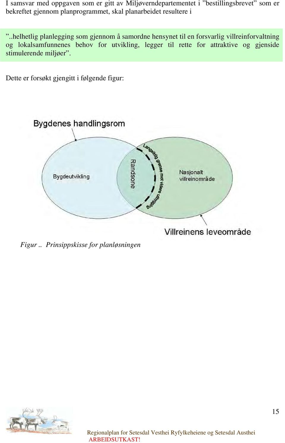 .helhetlig planlegging som gjennom å samordne hensynet til en forsvarlig villreinforvaltning og