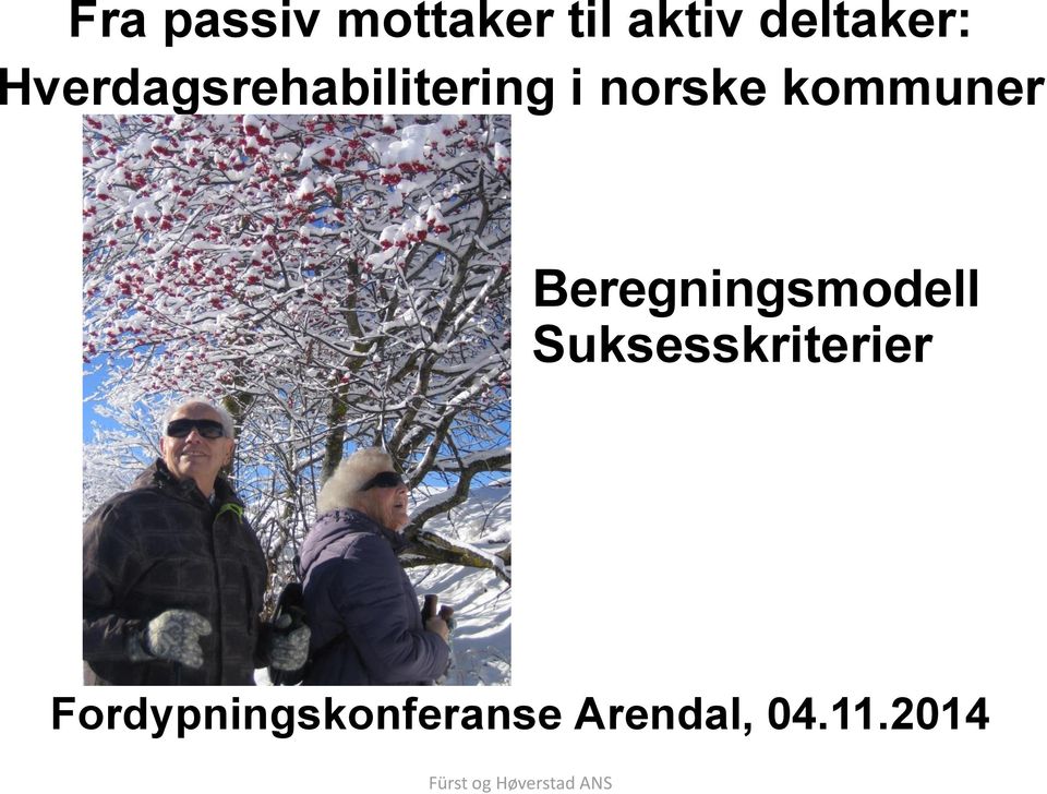 norske kommuner Beregningsmodell