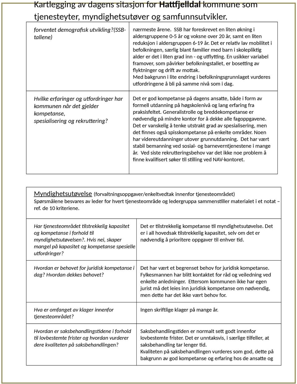 Det er relativ lav mobilitet i befolkningen, særlig blant familier med barn i skolepliktig alder er det i liten grad inn - og utflytting.