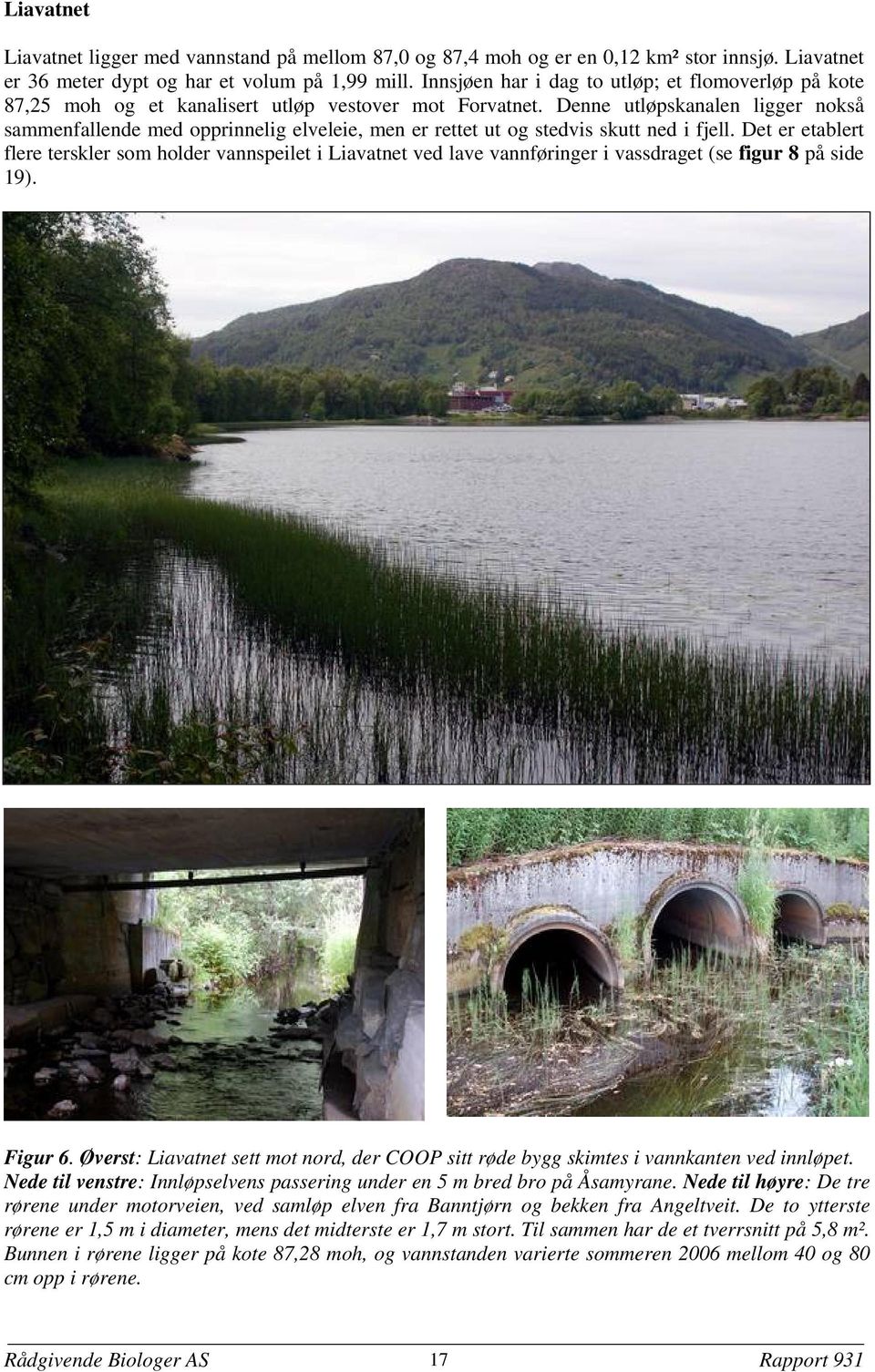 Denne utløpskanalen ligger nokså sammenfallende med opprinnelig elveleie, men er rettet ut og stedvis skutt ned i fjell.