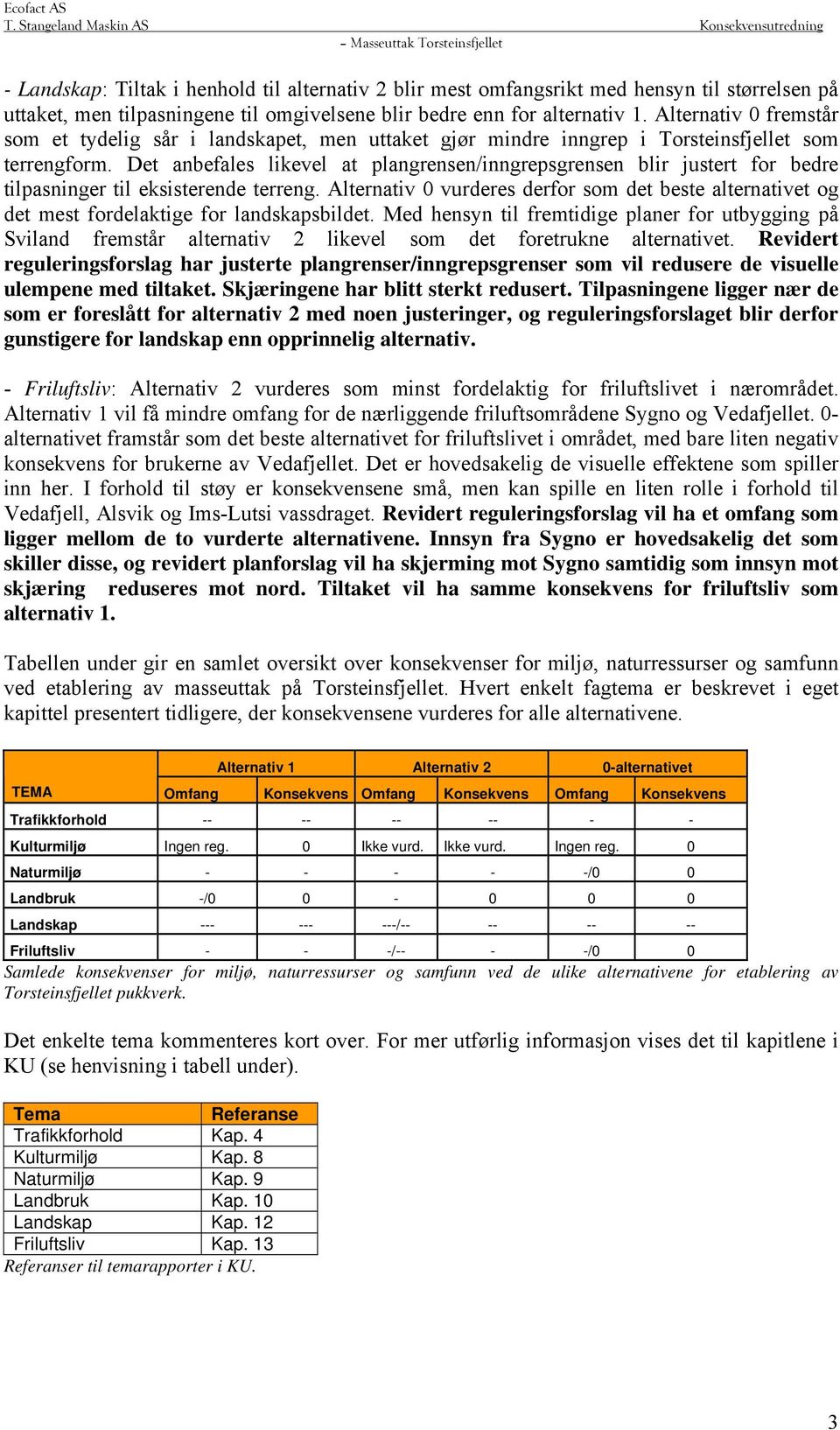 Det anbefales likevel at plangrensen/inngrepsgrensen blir justert for bedre tilpasninger til eksisterende terreng.