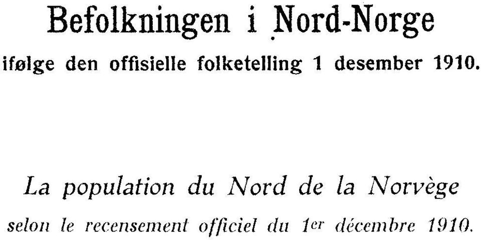 folketelling 1 desember 1910.