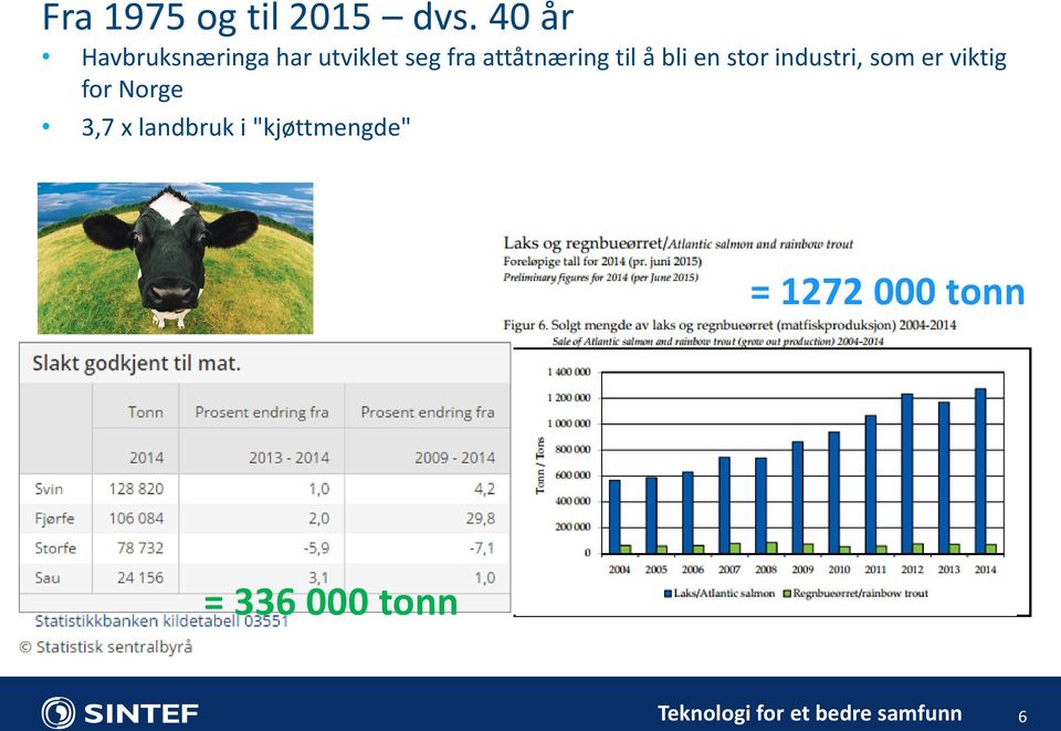 attåtnæring til å bli en stor industri, som er