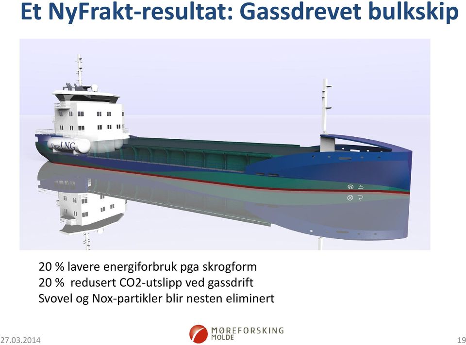 redusert CO2-utslipp ved gassdrift Svovel og