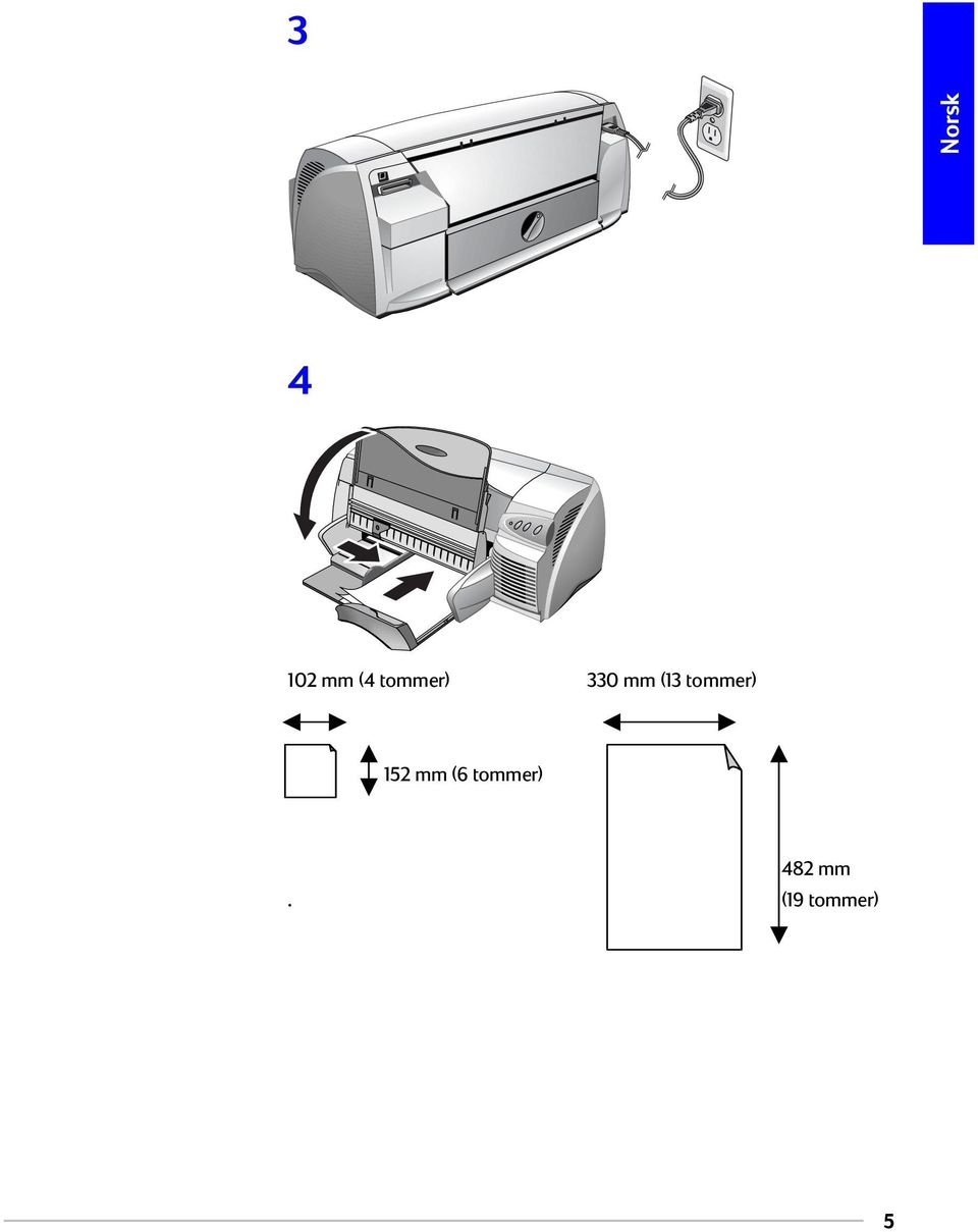 tommer) 152 mm (6