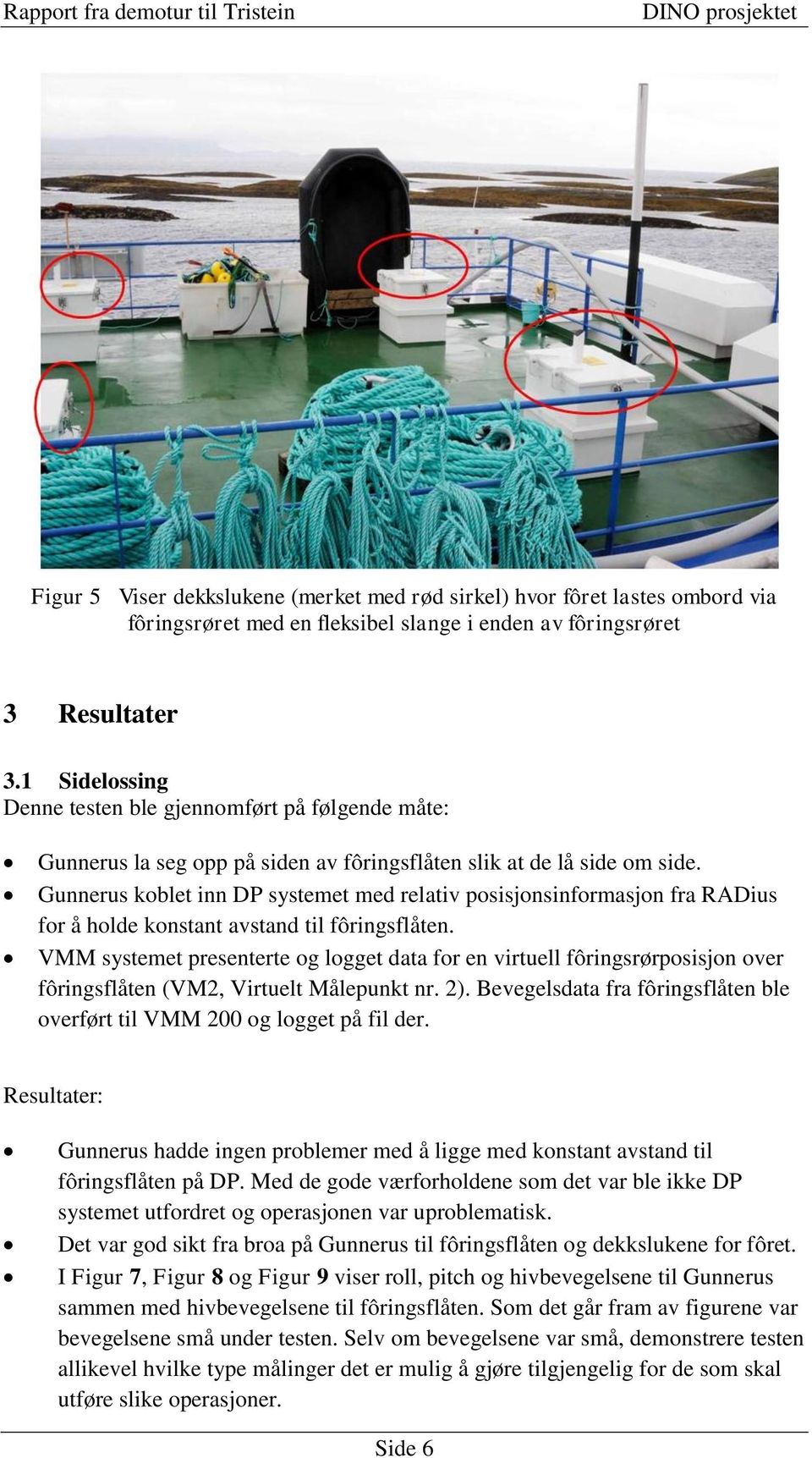 Gunnerus koblet inn DP systemet med relativ posisjonsinformasjon fra RADius for å holde konstant avstand til fôringsflåten.