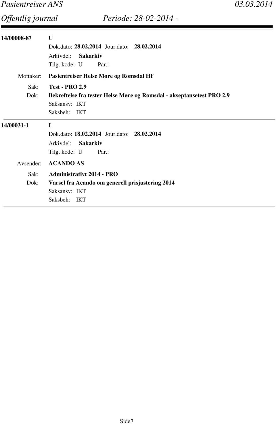 2.9 14/00031-1 I Dok.dato: 18.02.