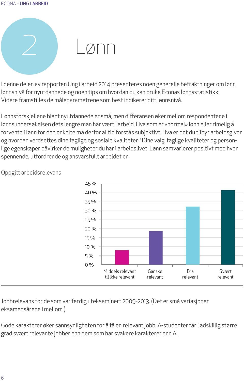 Lønnsforskjellene blant nyutdannede er små, men differansen øker mellom respondentene i lønnsundersøkelsen dets lengre man har vært i arbeid.