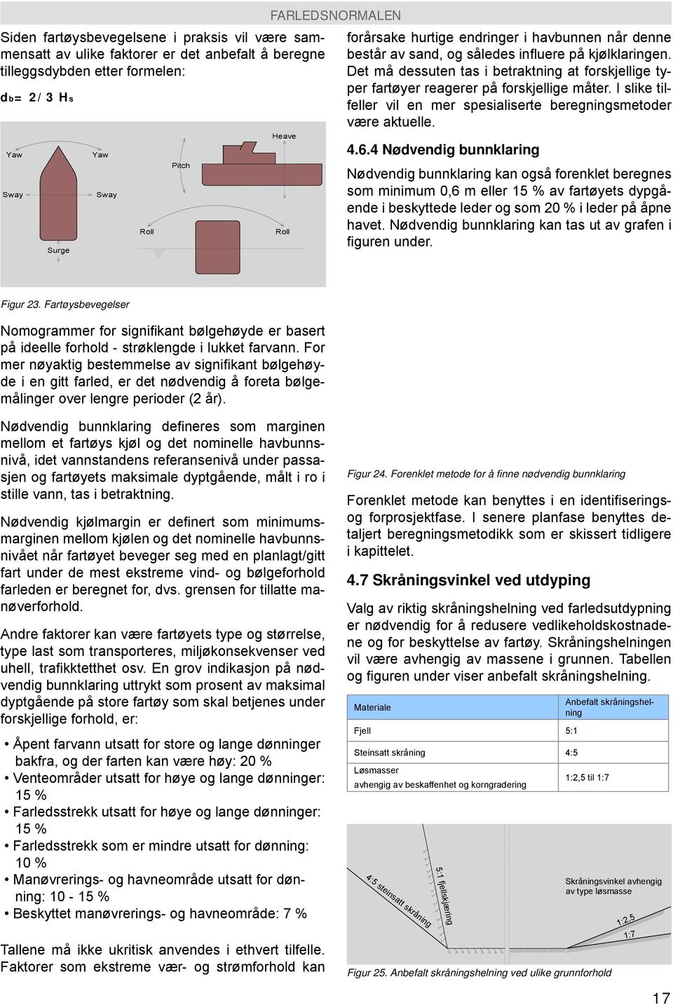 I slike tilfeller vil en mer spesialiserte beregningsmetoder være aktuelle. 4.6.