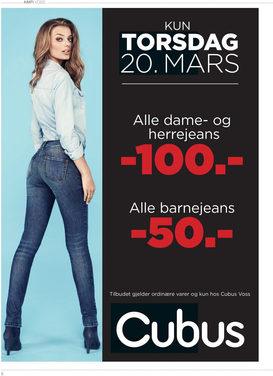 Alle barnejeans -100.- -50.