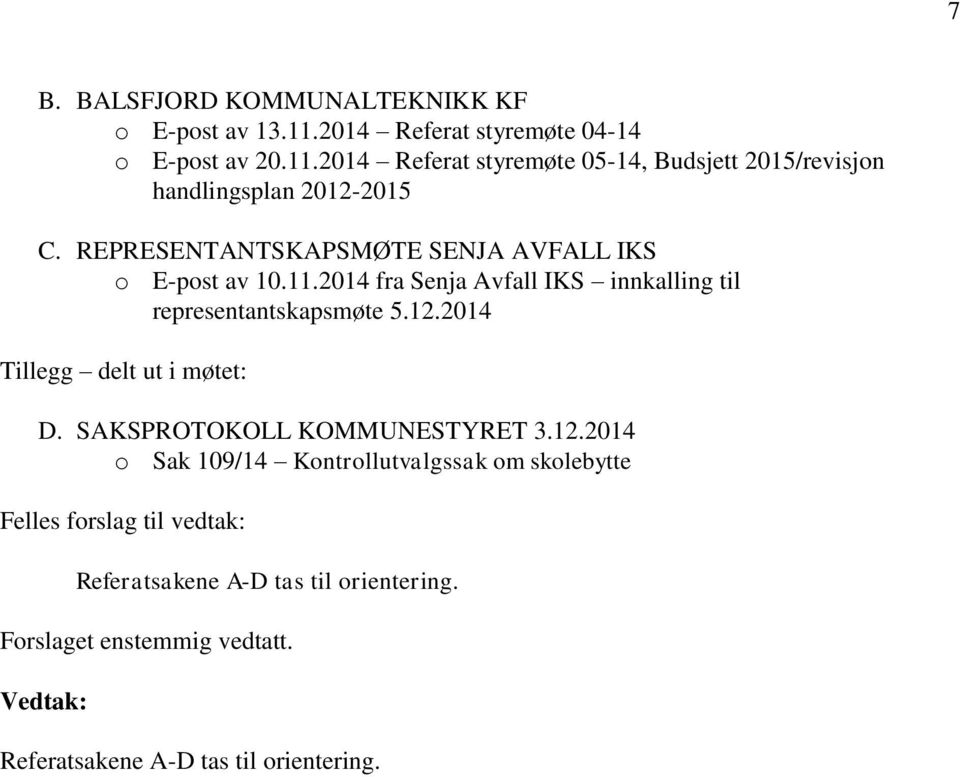 2014 Referat styremøte 05-14, Budsjett 2015/revisjon handlingsplan 2012-2015 C.