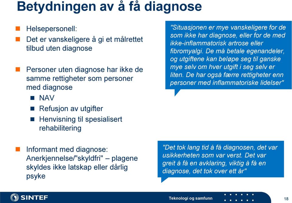 De må betale egenandeler, og utgiftene kan beløpe seg til ganske mye selv om hver utgift i seg selv er liten.