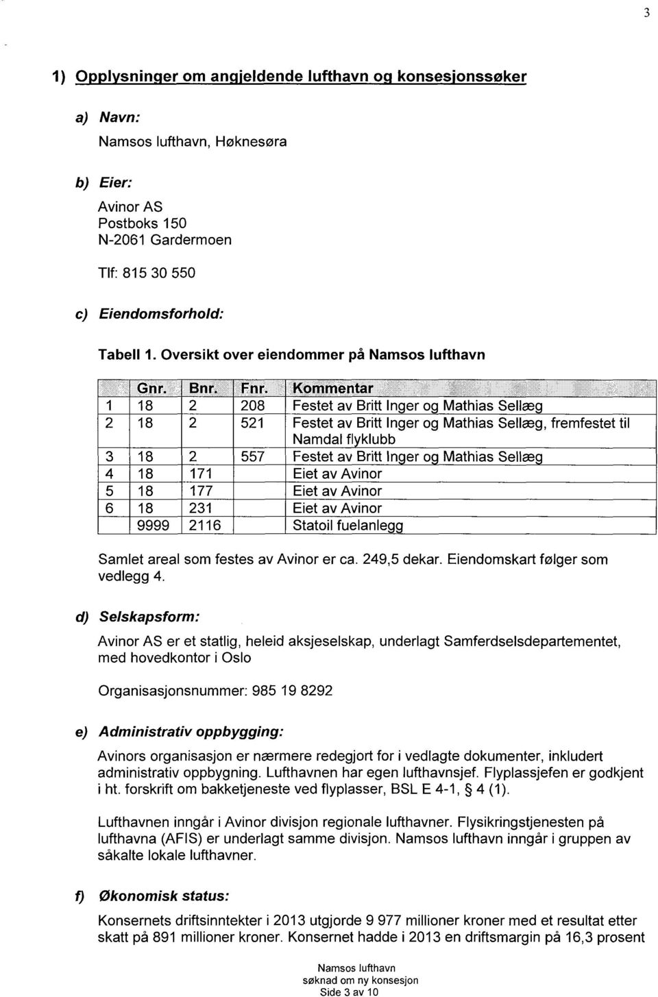 Kommentar 1 18 2 208 Festet av Britt Inger og Mathias Sellæg 2 18 2 521 Festet av Britt Inger og Mathias Sellæg, fremfestet til Namdal flyklubb 3 18 2 557 Festet av Britt Inger og Mathias Sellæg 4 18