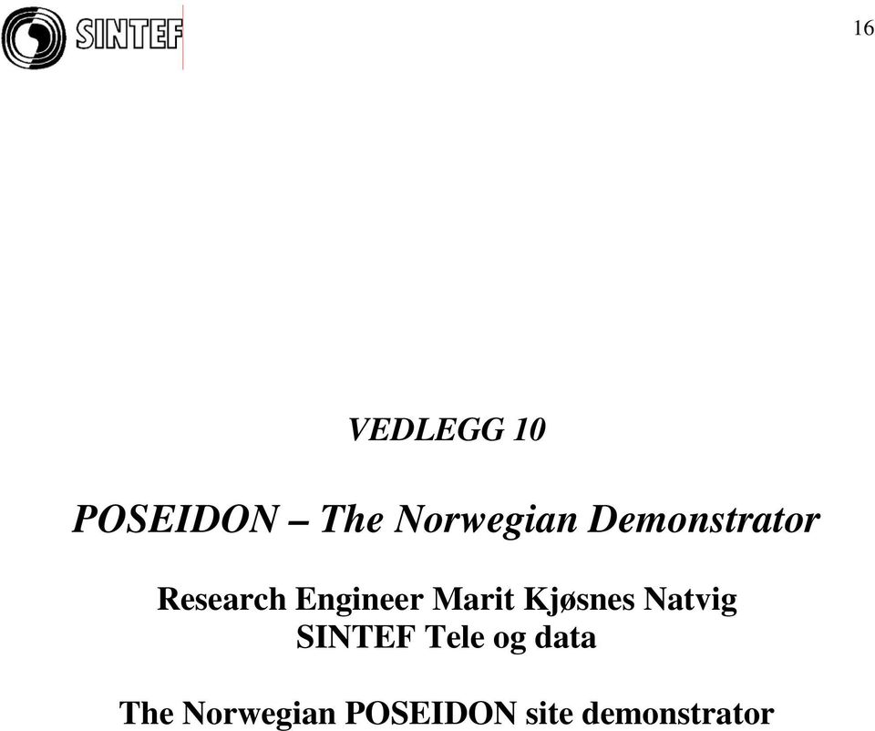 Kjøsnes Natvig SINTEF Tele og data