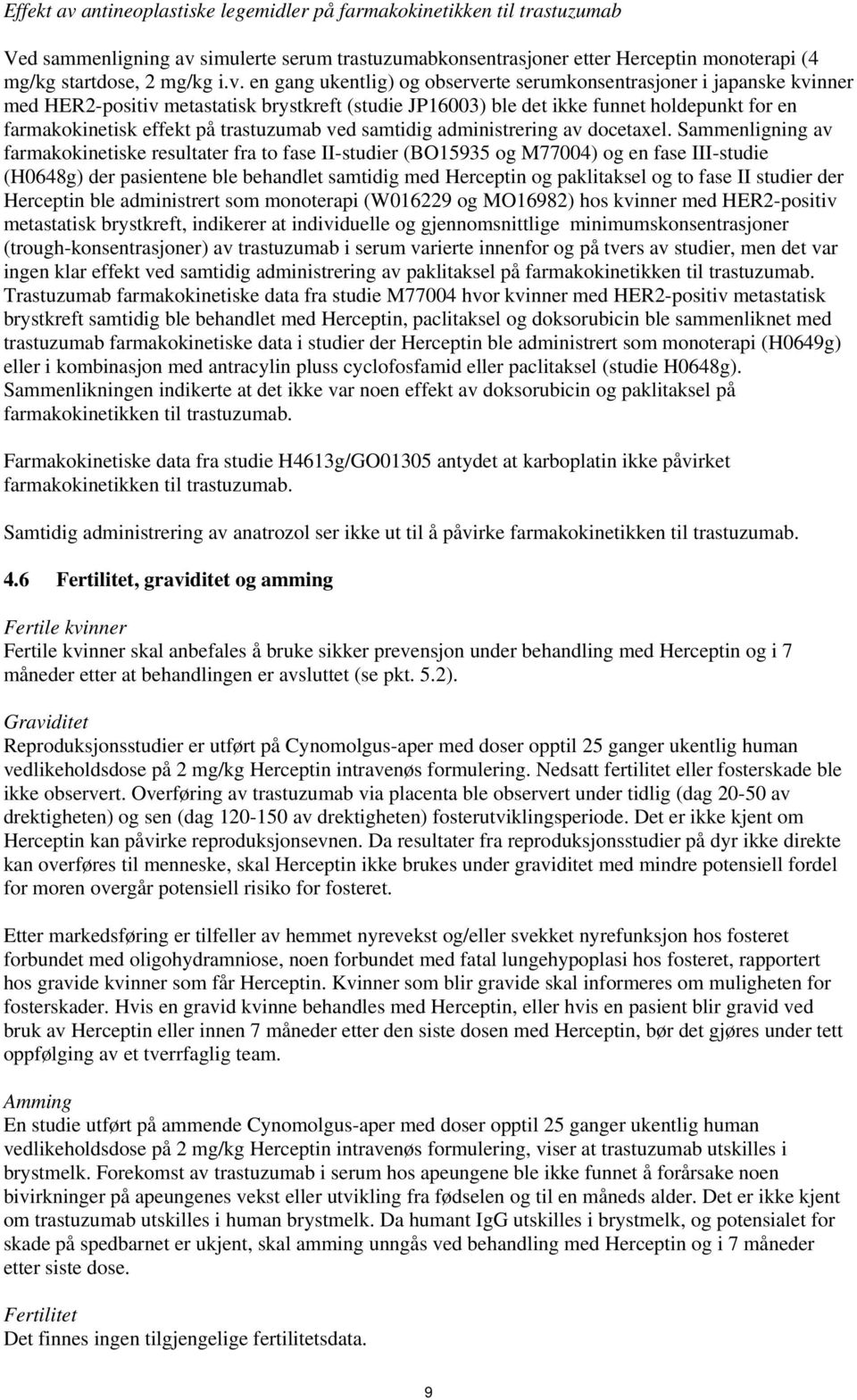 simulerte serum trastuzumabkonsentrasjoner etter Herceptin monoterapi (4 mg/kg startdose, 2 mg/kg i.v.