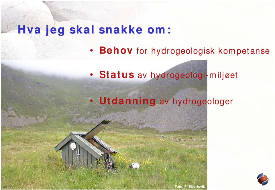 av hydrogeologi-miljøet Utdanning