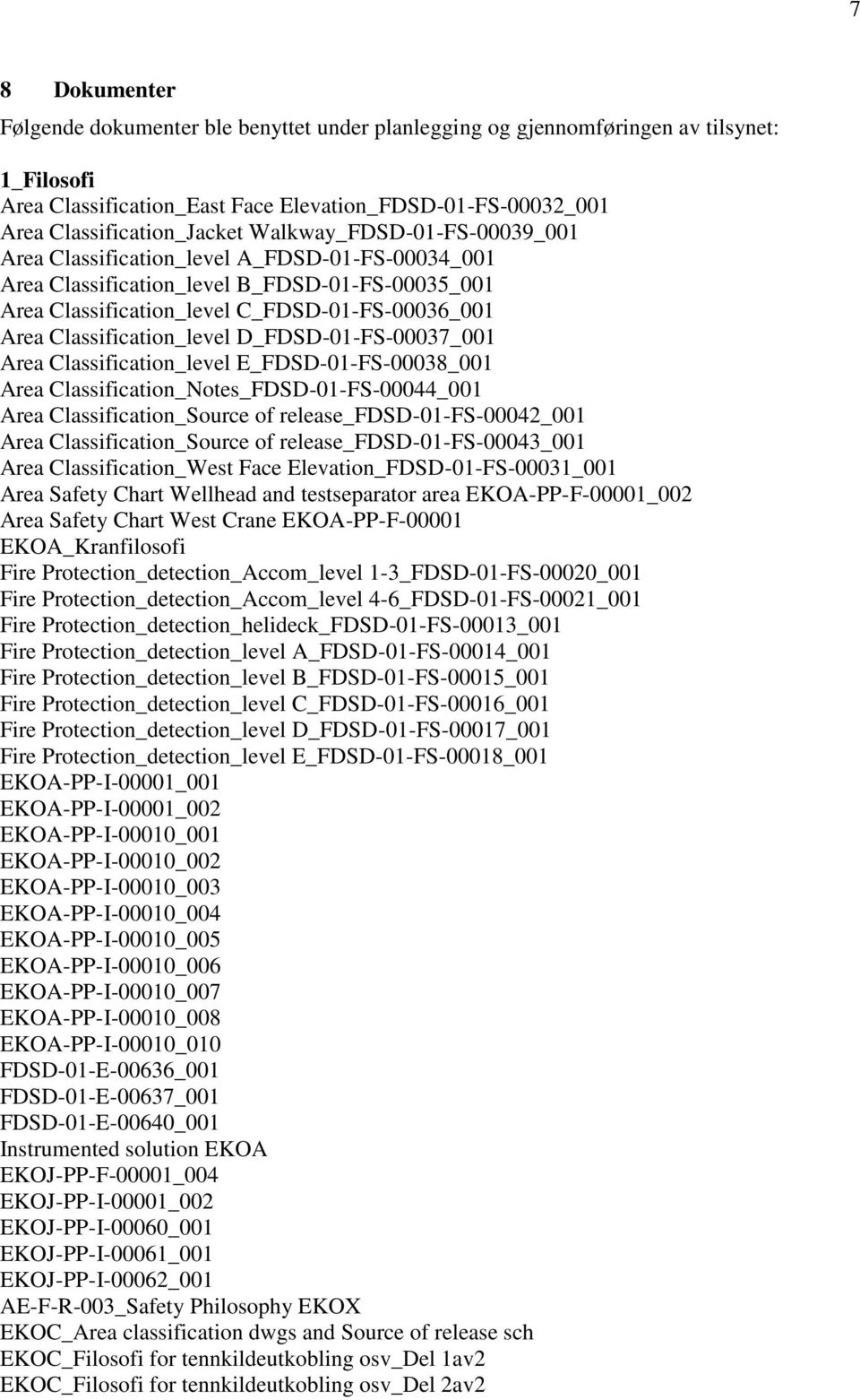 Classification_level D_FDSD-01-FS-00037_001 Area Classification_level E_FDSD-01-FS-00038_001 Area Classification_Notes_FDSD-01-FS-00044_001 Area Classification_Source of release_fdsd-01-fs-00042_001