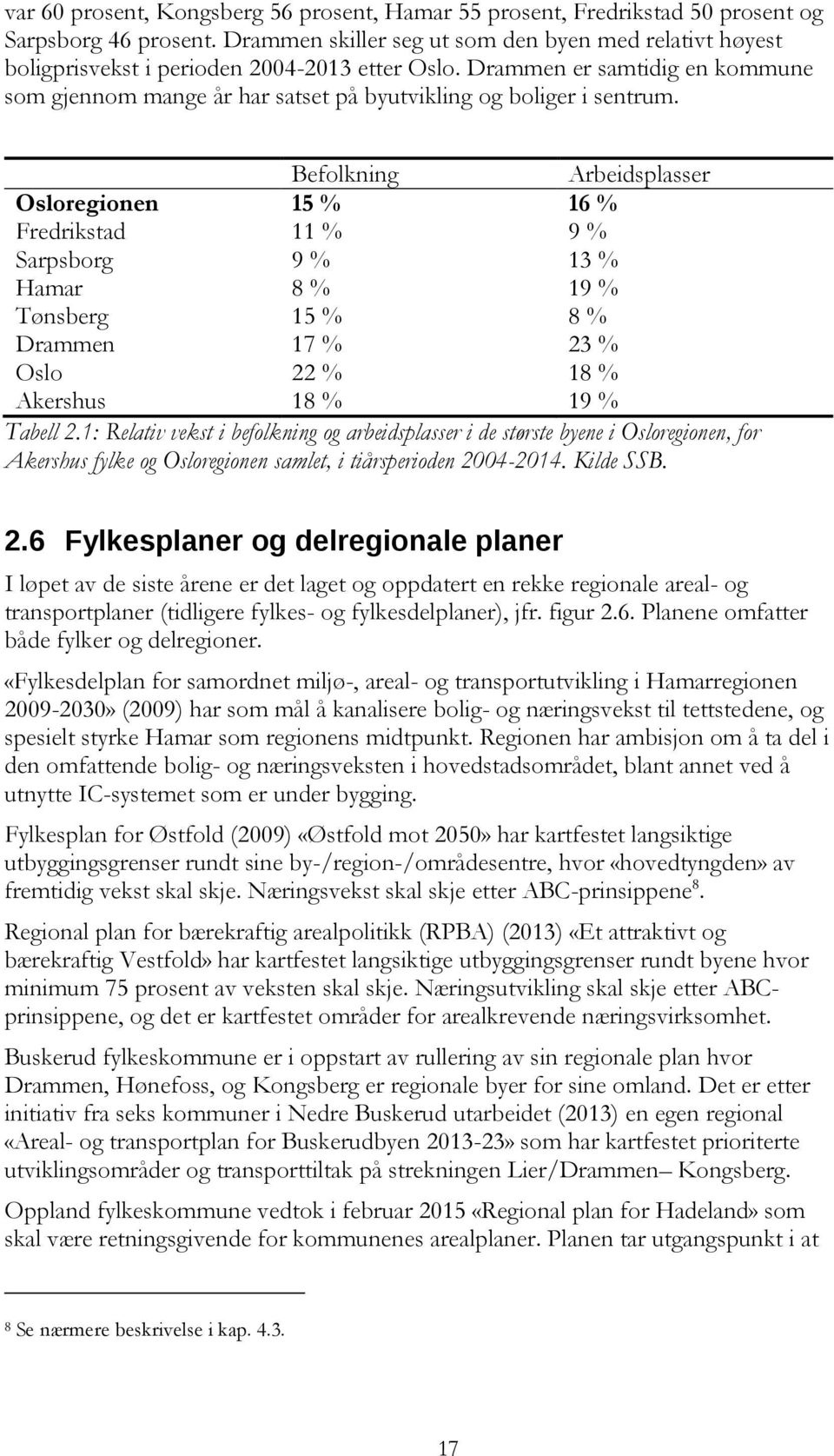 Drammen er samtidig en kommune som gjennom mange år har satset på byutvikling og boliger i sentrum.