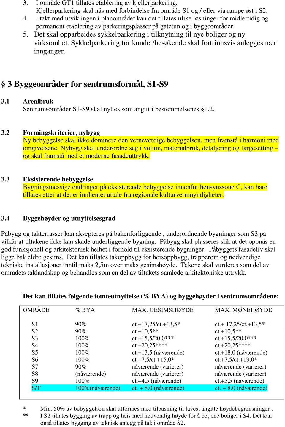 Det skal opparbeides sykkelparkering i tilknytning til nye boliger og ny virksomhet. Sykkelparkering for kunder/besøkende skal fortrinnsvis anlegges nær innganger.