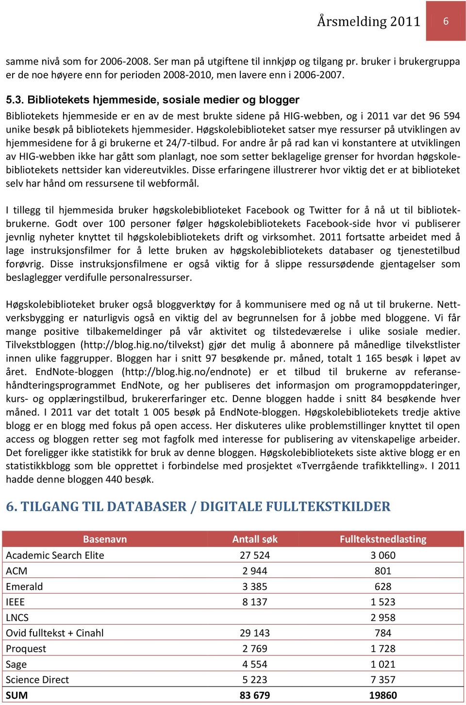 Høgskolebiblioteket satser mye ressurser på utviklingen av hjemmesidene for å gi brukerne et 24/7-tilbud.