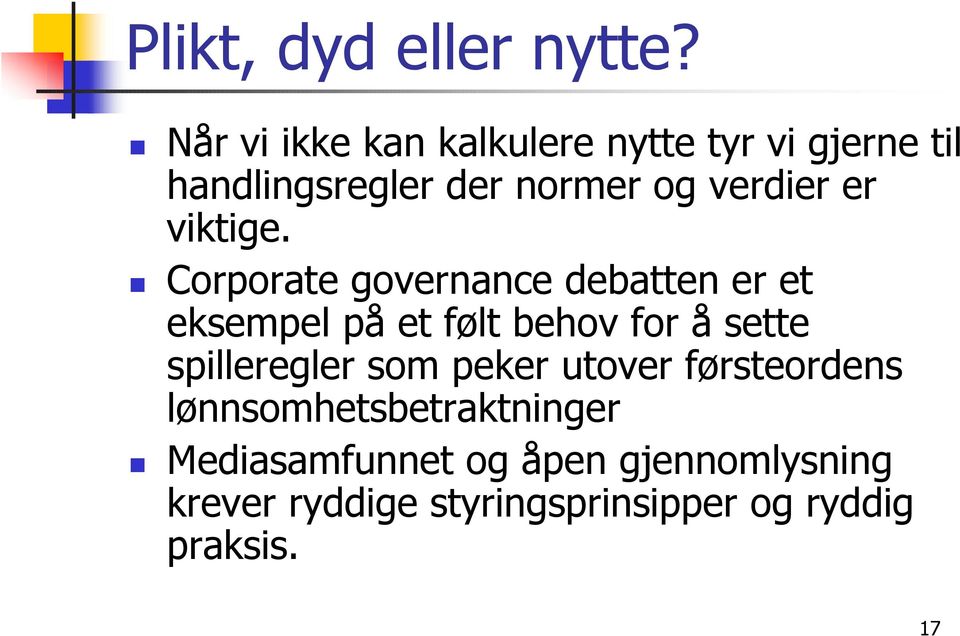 er viktige.