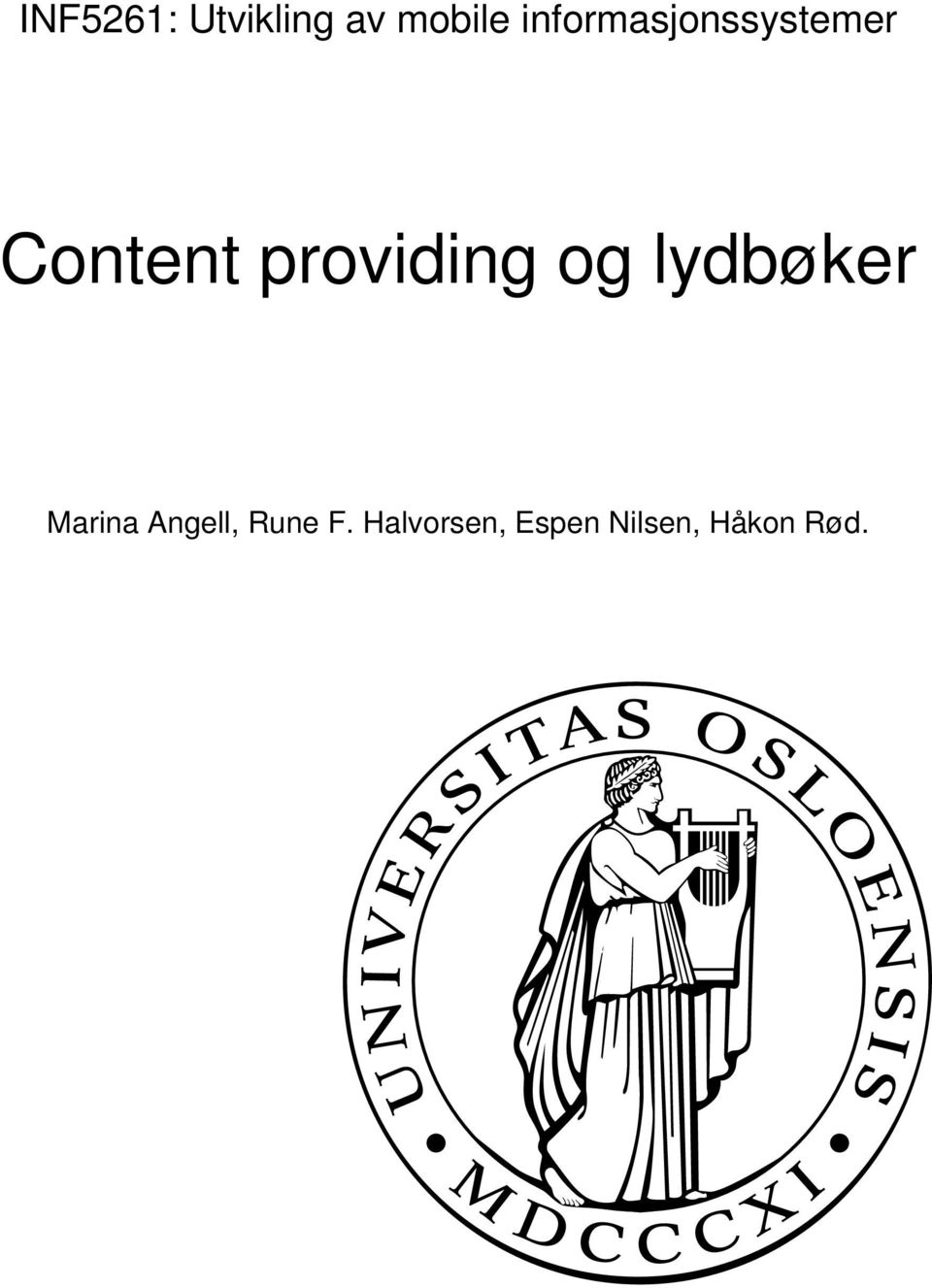 providing og lydbøker Marina