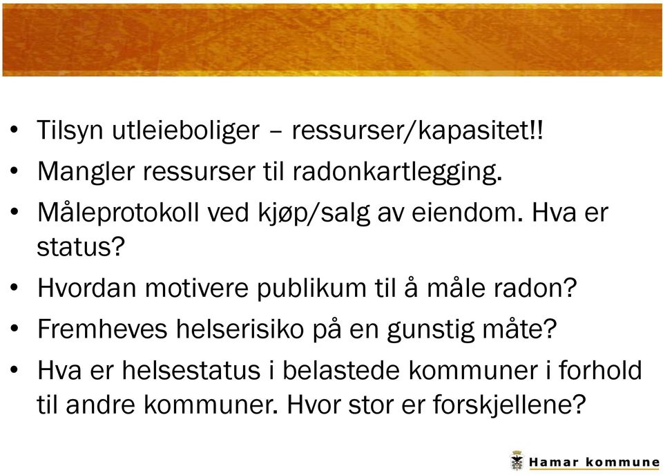 Måleprotokoll ved kjøp/salg av eiendom. Hva er status?