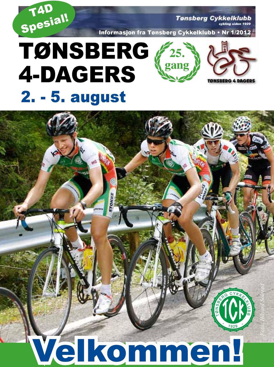 Tønsberg Cykkelklubb Nr 1/2012 25.