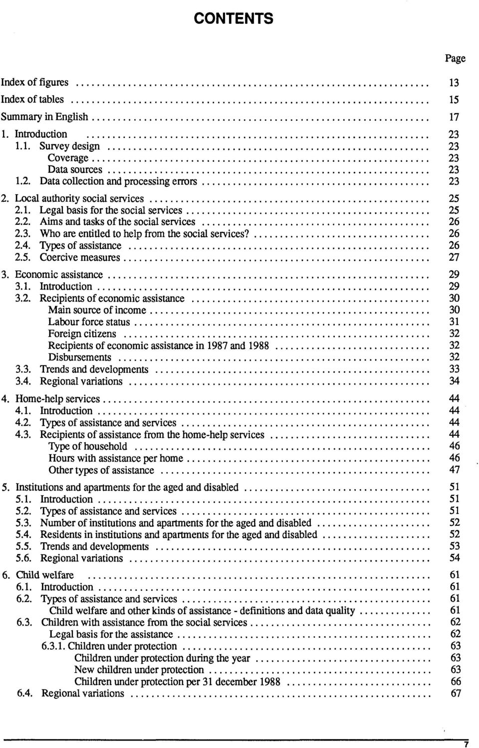 Types of assistance 26