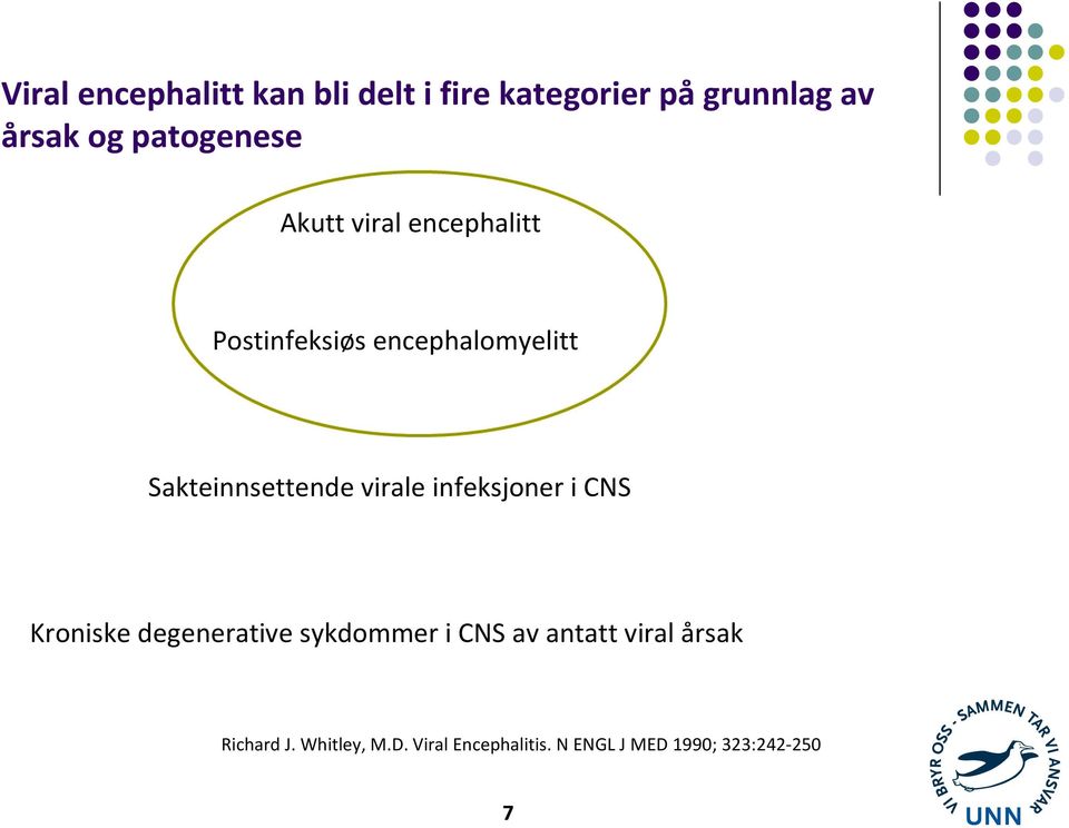 Sakteinnsettende virale infeksjoner i CNS Kroniske degenerative sykdommer i