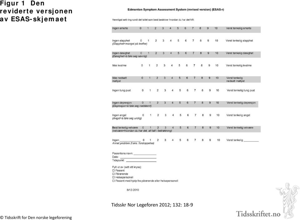 Legeforen 2012; 132: 18 9