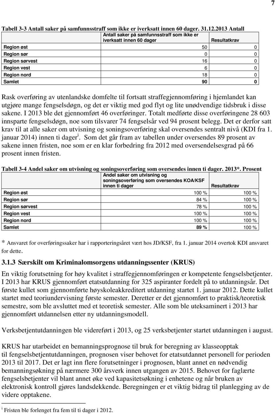 utenlandske domfelte til fortsatt straffegjennomføring i hjemlandet kan utgjøre mange fengselsdøgn, og det er viktig med god flyt og lite unødvendige tidsbruk i disse sakene.