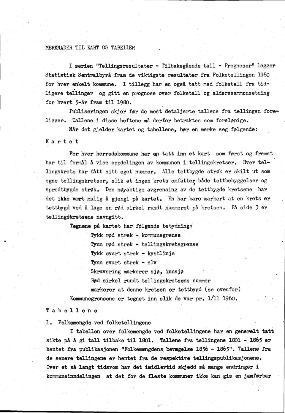 Publiseringen skjer før de mest detaljerte tallene fra tellingen foreligger. Tallene i disse heftene må derfor betraktes som foreløpige.