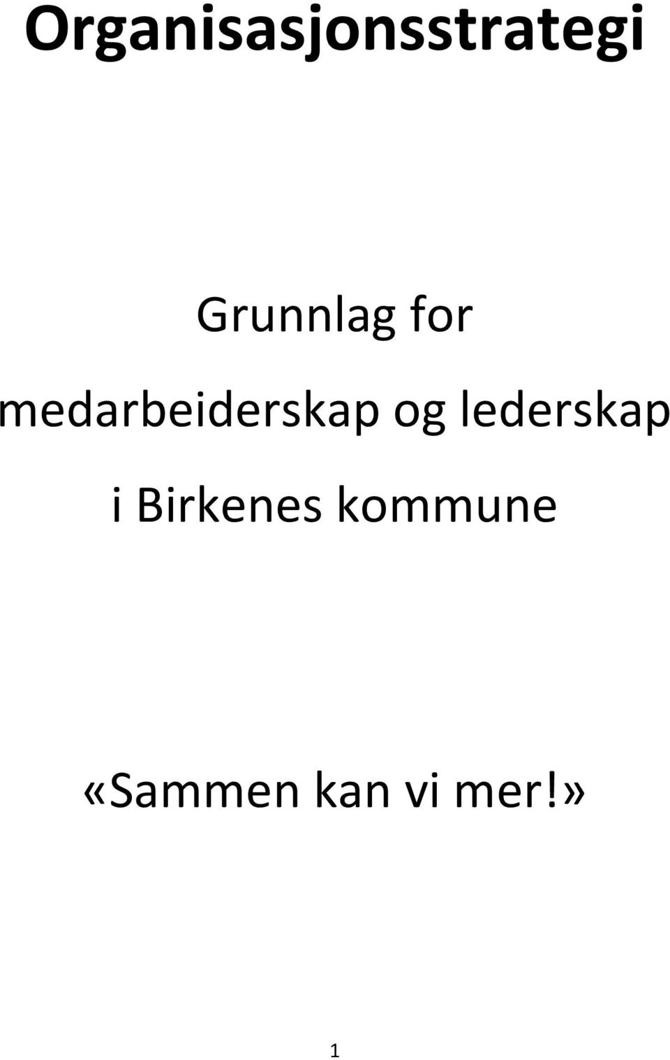 medarbeiderskap og