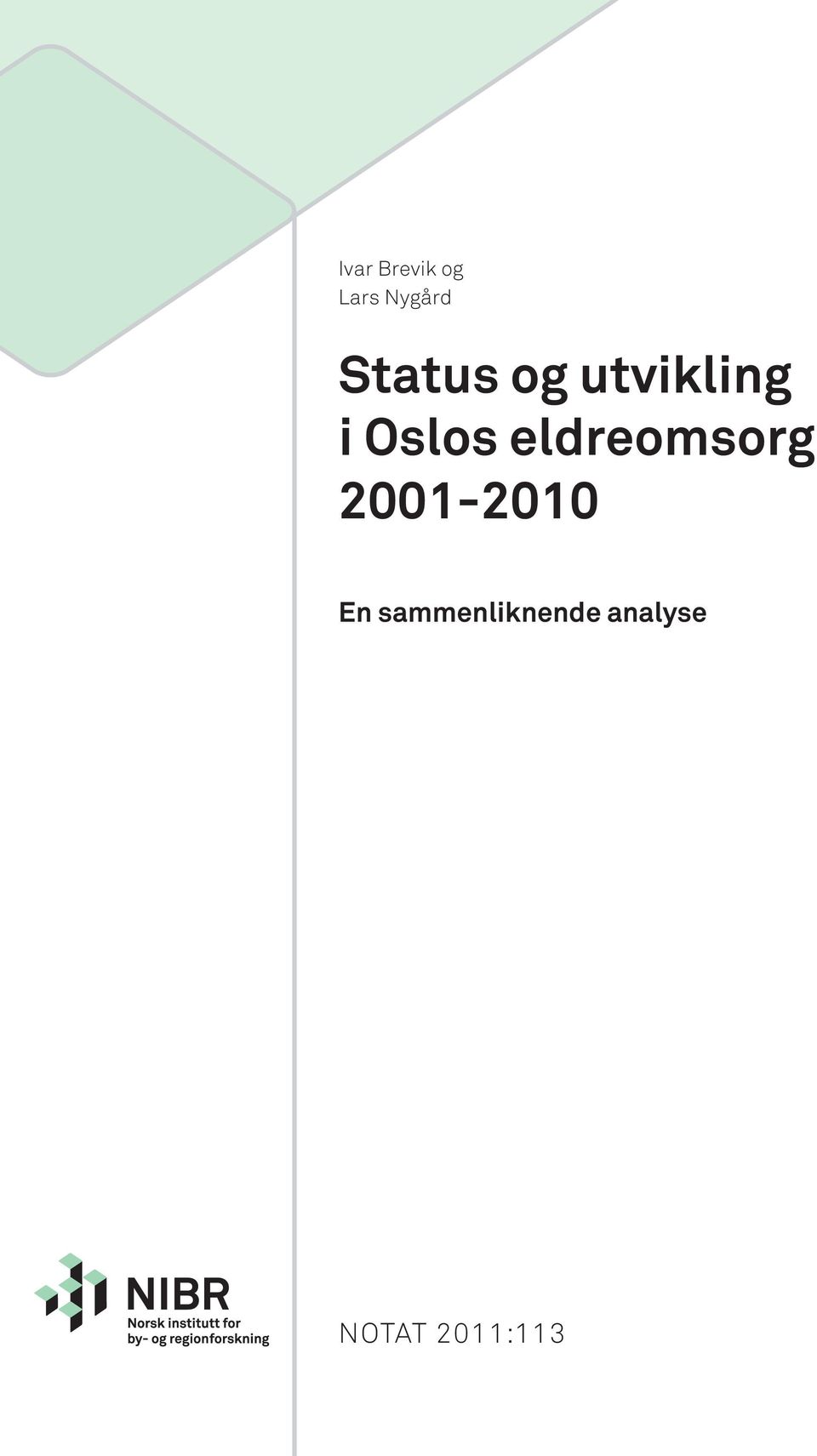 eldreomsorg 2001-2010 En