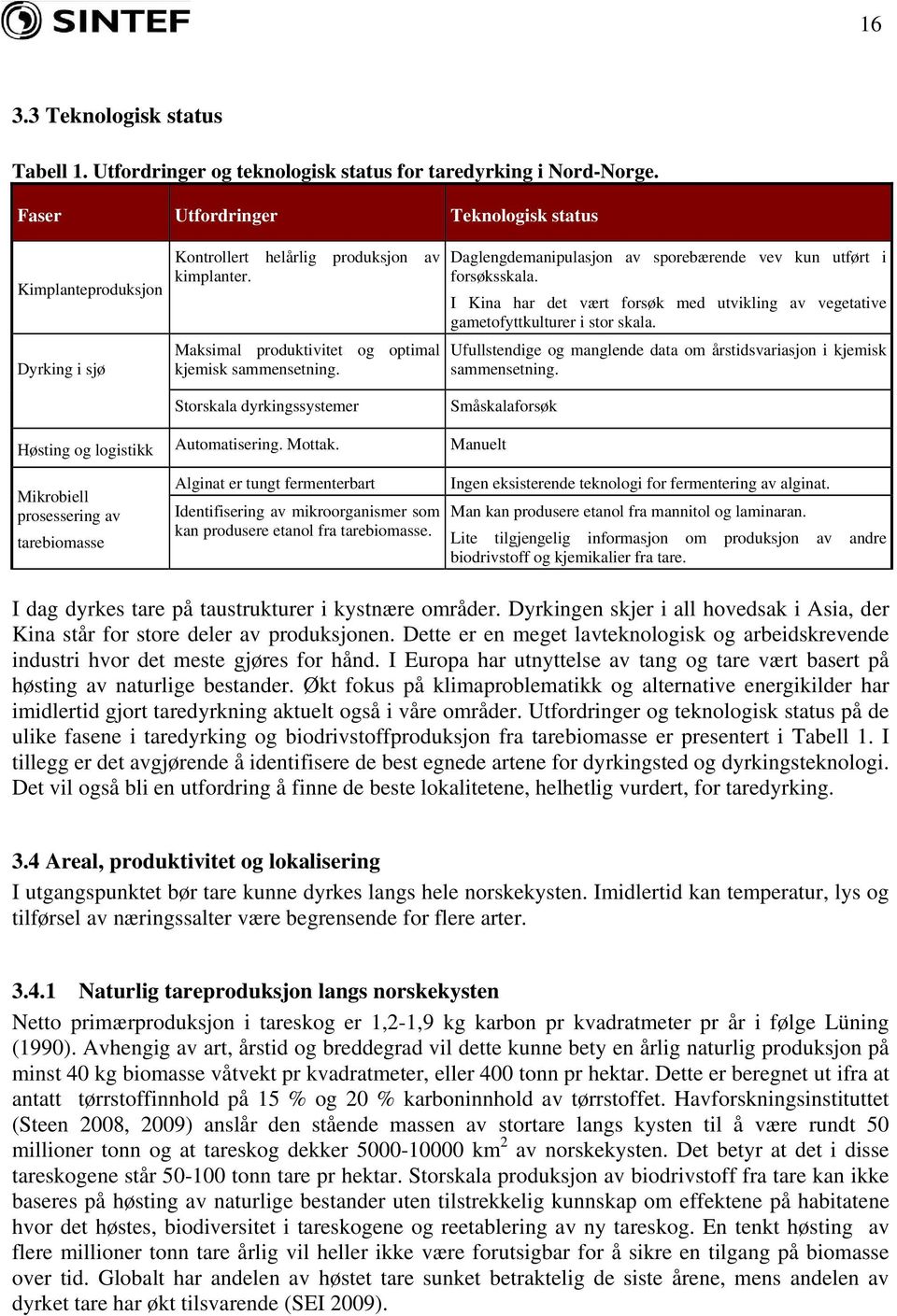 Daglengdemanipulasjon av sporebærende vev kun utført i forsøksskala. I Kina har det vært forsøk med utvikling av vegetative gametofyttkulturer i stor skala.