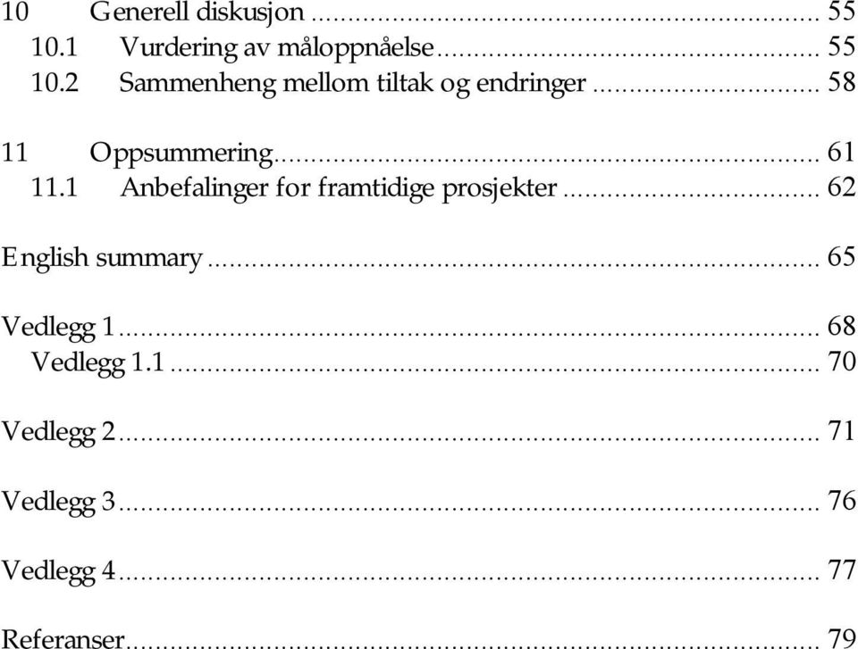 .. 62 English summary... 65 Vedlegg 1... 68 Vedlegg 1.1... 70 Vedlegg 2.