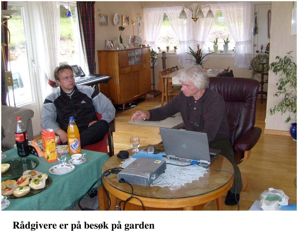 besøk på